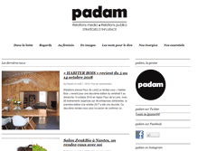 Tablet Screenshot of padampadampadam.fr